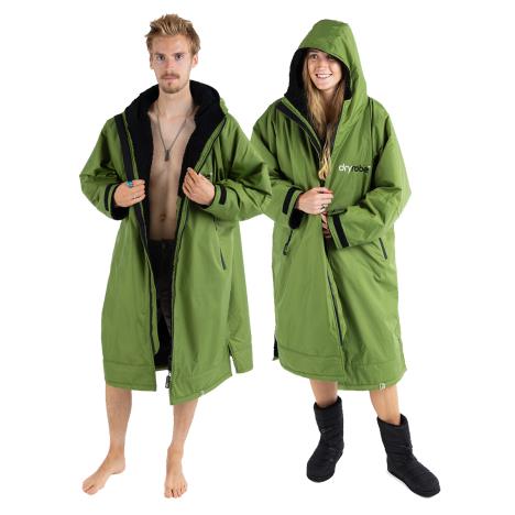 dryrobe Advance Long Sleeve Changing Robe - Dark Green / Black   £165.00